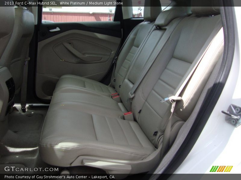 White Platinum / Medium Light Stone 2013 Ford C-Max Hybrid SEL