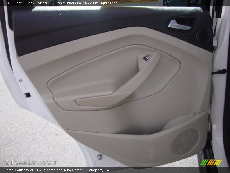 White Platinum / Medium Light Stone 2013 Ford C-Max Hybrid SEL