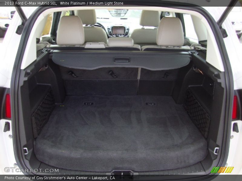 White Platinum / Medium Light Stone 2013 Ford C-Max Hybrid SEL