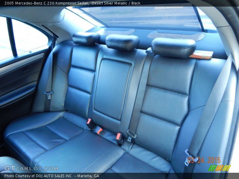 Desert Silver Metallic / Black 2005 Mercedes-Benz C 230 Kompressor Sedan