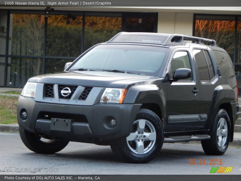 Night Armor Pearl / Desert/Graphite 2005 Nissan Xterra SE