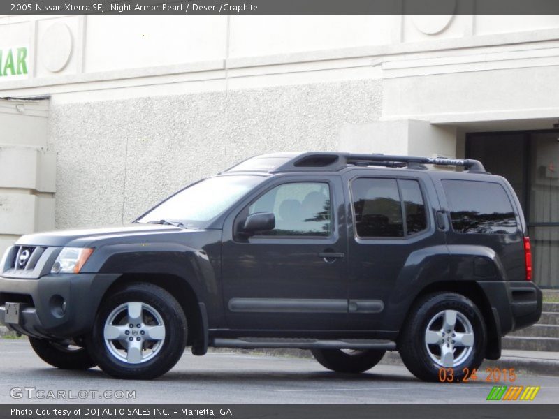 Night Armor Pearl / Desert/Graphite 2005 Nissan Xterra SE