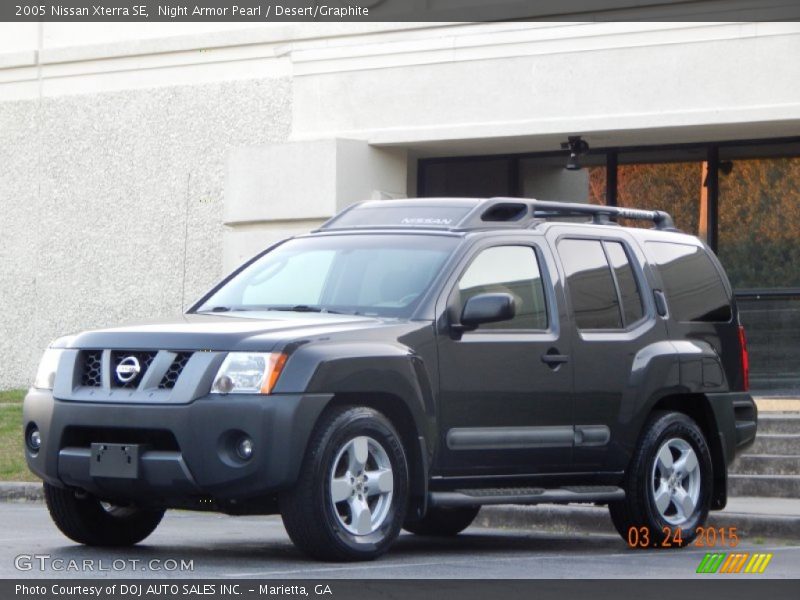 Night Armor Pearl / Desert/Graphite 2005 Nissan Xterra SE