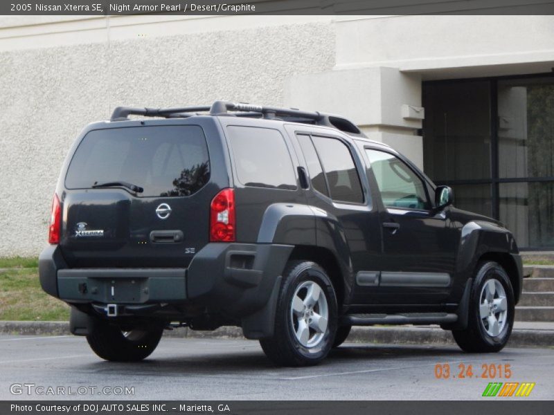 Night Armor Pearl / Desert/Graphite 2005 Nissan Xterra SE