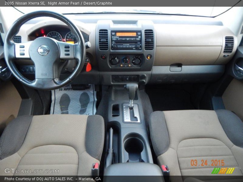 Night Armor Pearl / Desert/Graphite 2005 Nissan Xterra SE