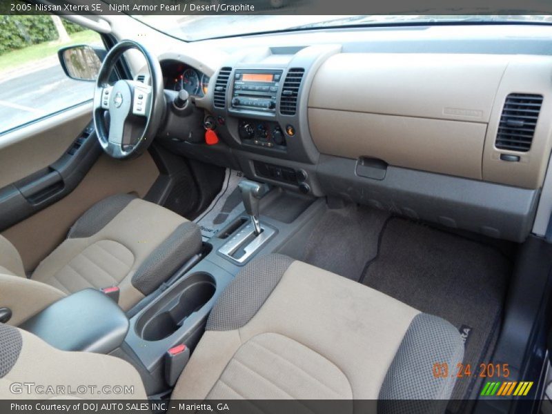 Night Armor Pearl / Desert/Graphite 2005 Nissan Xterra SE
