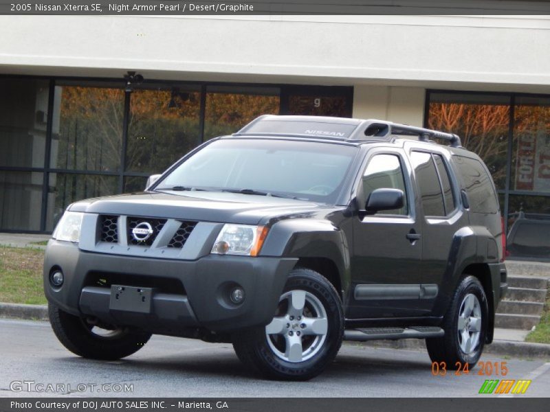 Night Armor Pearl / Desert/Graphite 2005 Nissan Xterra SE