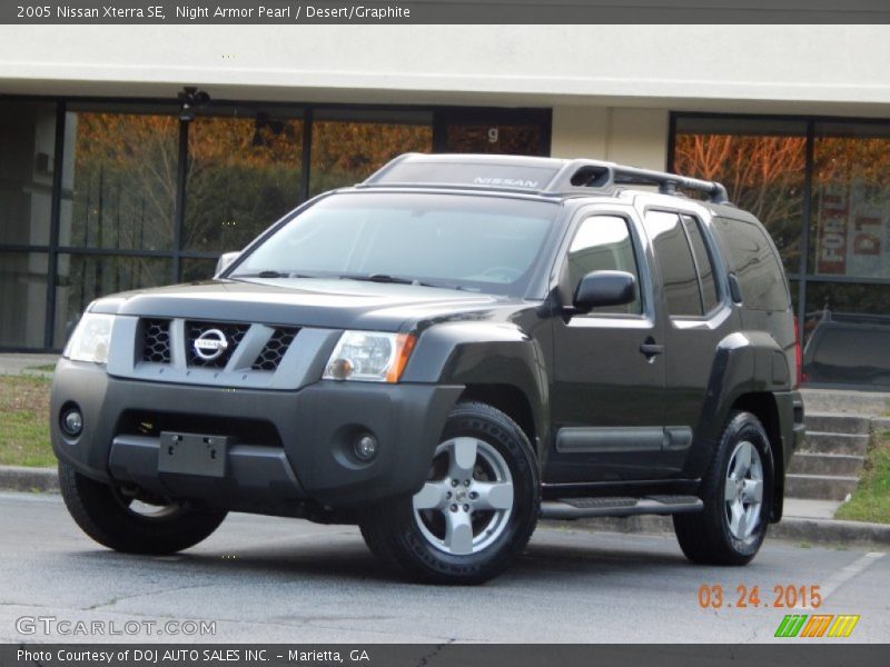 Night Armor Pearl / Desert/Graphite 2005 Nissan Xterra SE