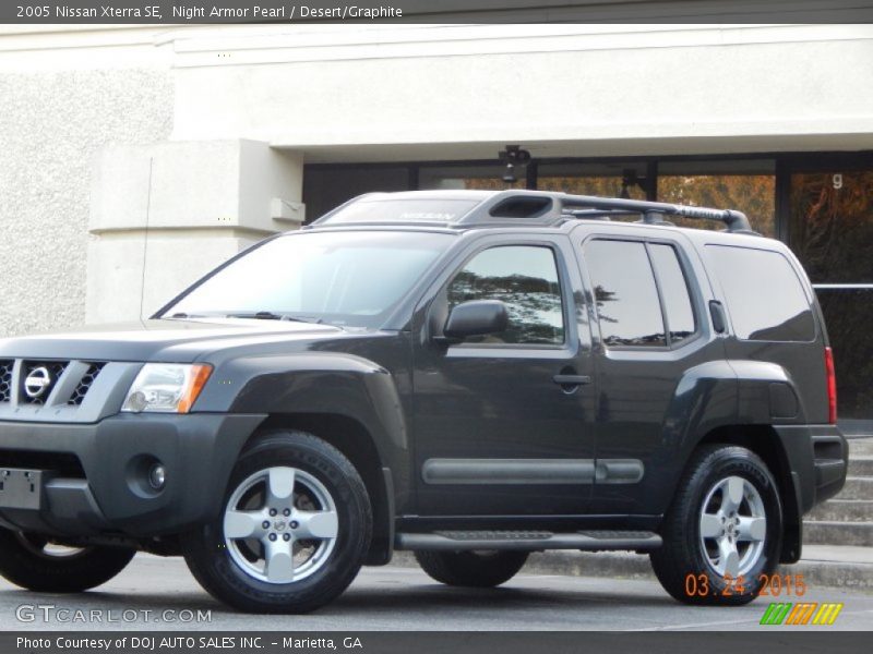 Night Armor Pearl / Desert/Graphite 2005 Nissan Xterra SE