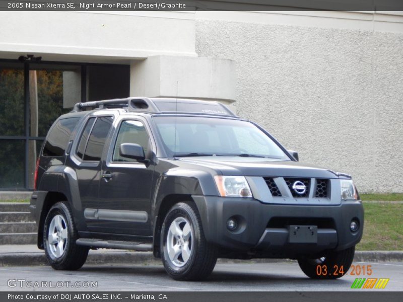Night Armor Pearl / Desert/Graphite 2005 Nissan Xterra SE