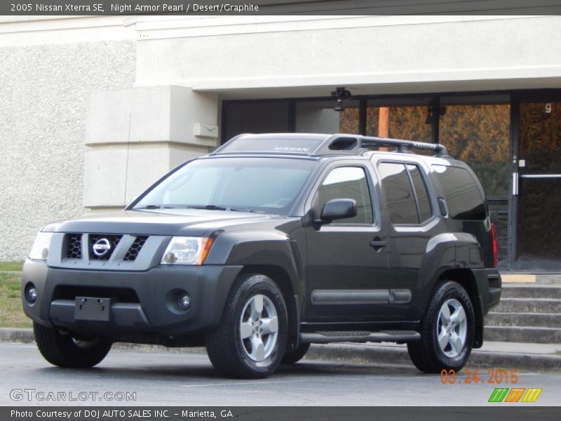 Night Armor Pearl / Desert/Graphite 2005 Nissan Xterra SE