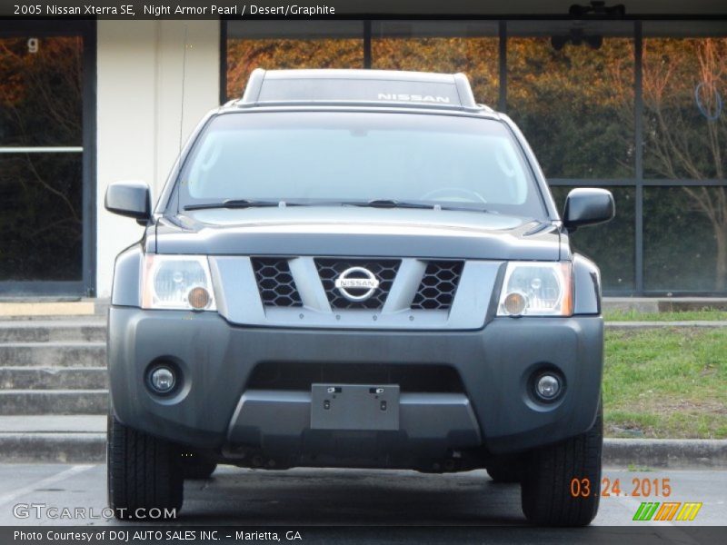 Night Armor Pearl / Desert/Graphite 2005 Nissan Xterra SE