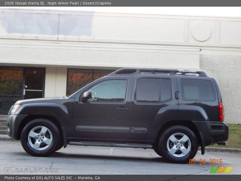 Night Armor Pearl / Desert/Graphite 2005 Nissan Xterra SE