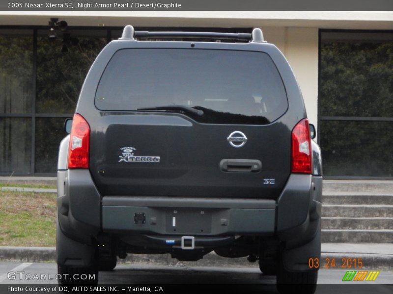 Night Armor Pearl / Desert/Graphite 2005 Nissan Xterra SE