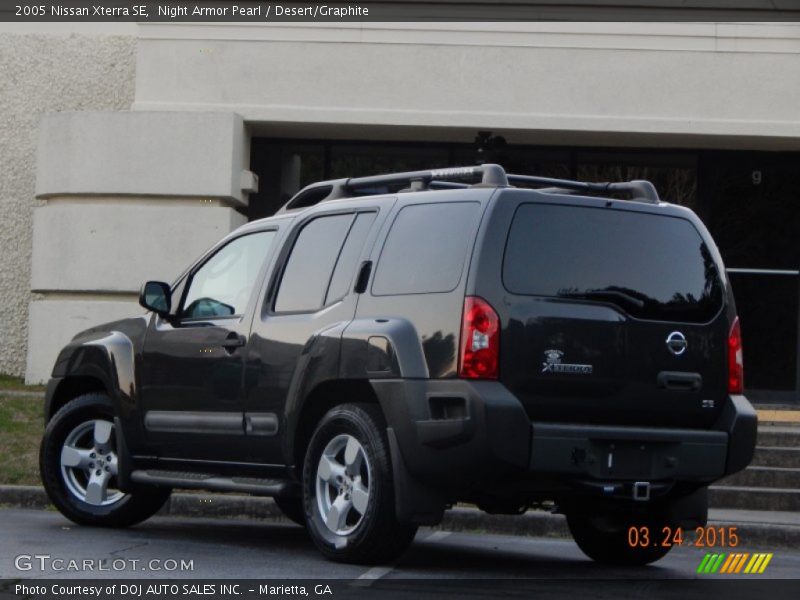 Night Armor Pearl / Desert/Graphite 2005 Nissan Xterra SE