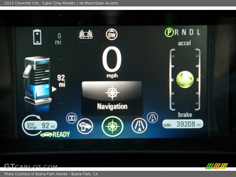 Cyber Gray Metallic / Jet Black/Dark Accents 2013 Chevrolet Volt