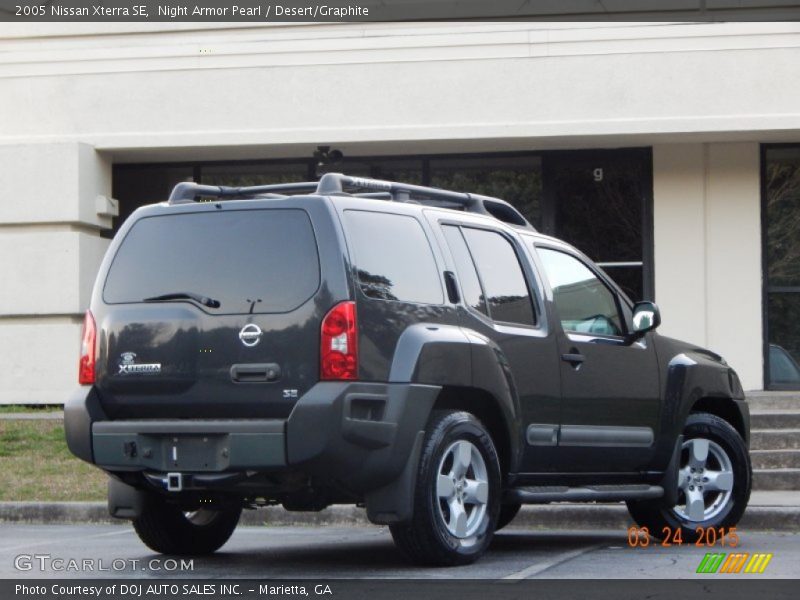 Night Armor Pearl / Desert/Graphite 2005 Nissan Xterra SE