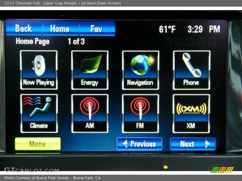 Cyber Gray Metallic / Jet Black/Dark Accents 2013 Chevrolet Volt