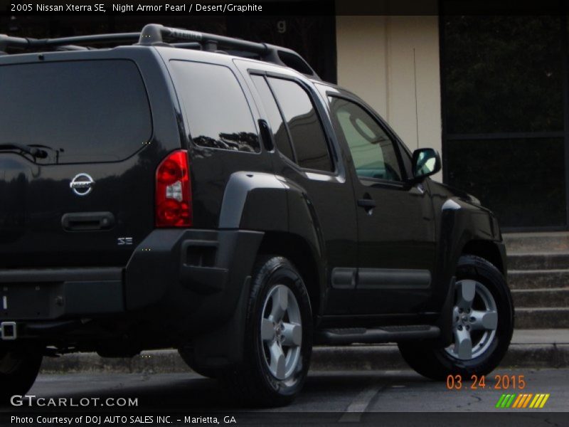 Night Armor Pearl / Desert/Graphite 2005 Nissan Xterra SE