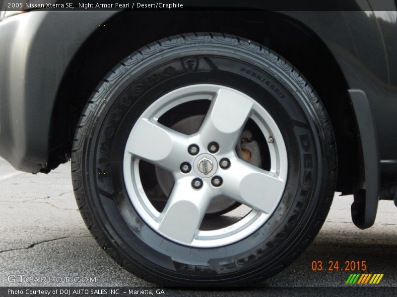 Night Armor Pearl / Desert/Graphite 2005 Nissan Xterra SE