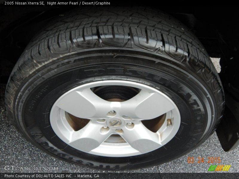 Night Armor Pearl / Desert/Graphite 2005 Nissan Xterra SE