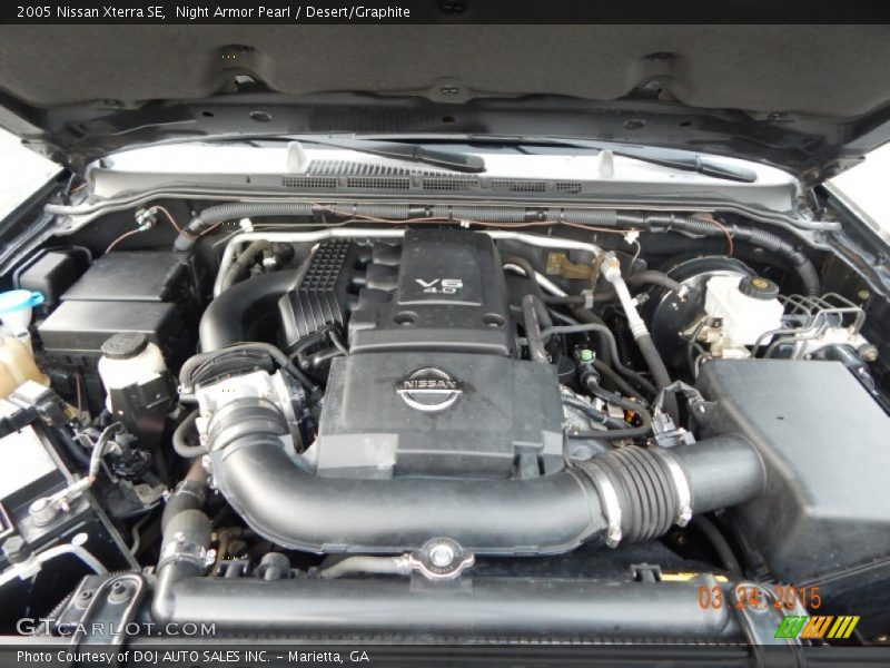 Night Armor Pearl / Desert/Graphite 2005 Nissan Xterra SE
