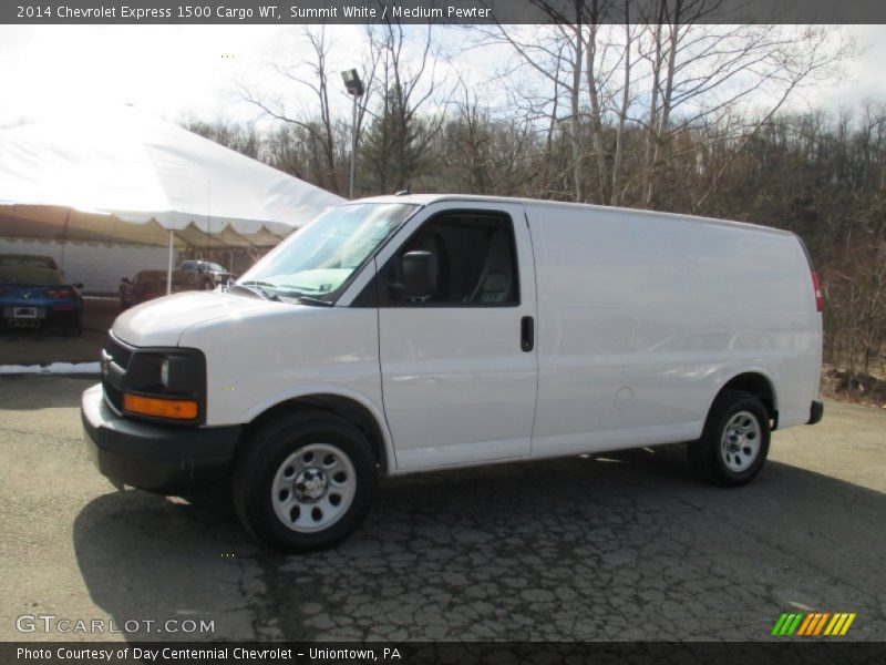 Summit White / Medium Pewter 2014 Chevrolet Express 1500 Cargo WT