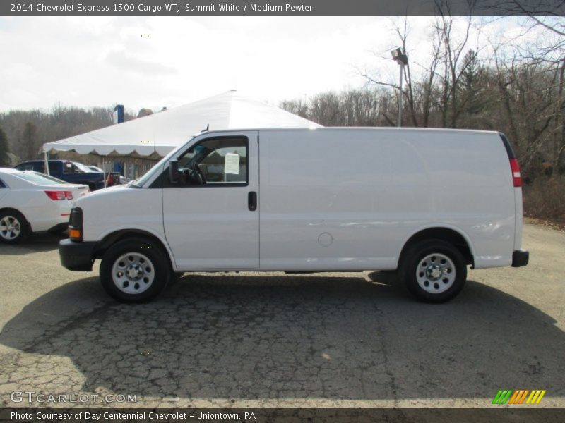 Summit White / Medium Pewter 2014 Chevrolet Express 1500 Cargo WT