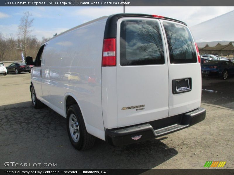 Summit White / Medium Pewter 2014 Chevrolet Express 1500 Cargo WT