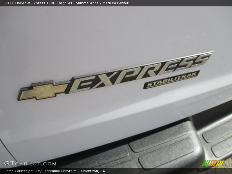 Summit White / Medium Pewter 2014 Chevrolet Express 1500 Cargo WT