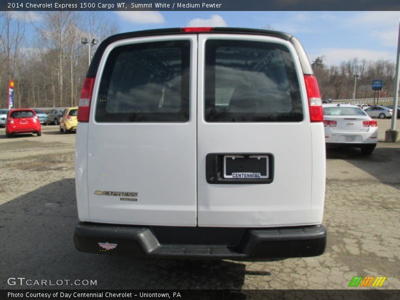 Summit White / Medium Pewter 2014 Chevrolet Express 1500 Cargo WT