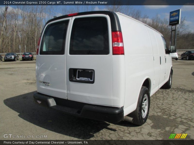 Summit White / Medium Pewter 2014 Chevrolet Express 1500 Cargo WT