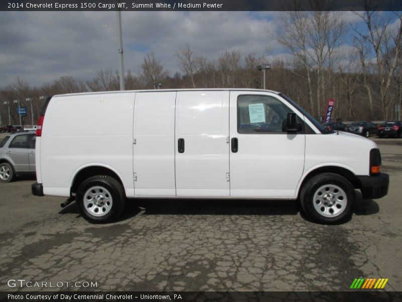 Summit White / Medium Pewter 2014 Chevrolet Express 1500 Cargo WT