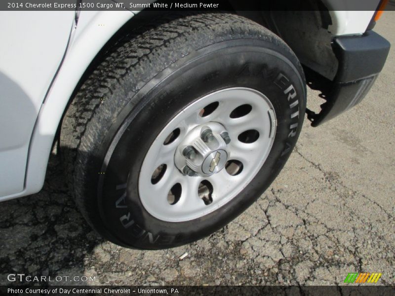 Summit White / Medium Pewter 2014 Chevrolet Express 1500 Cargo WT