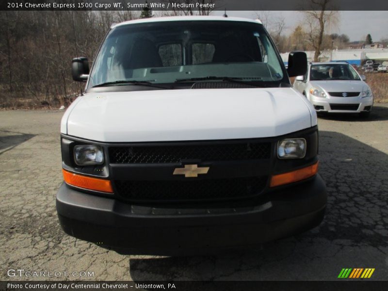 Summit White / Medium Pewter 2014 Chevrolet Express 1500 Cargo WT