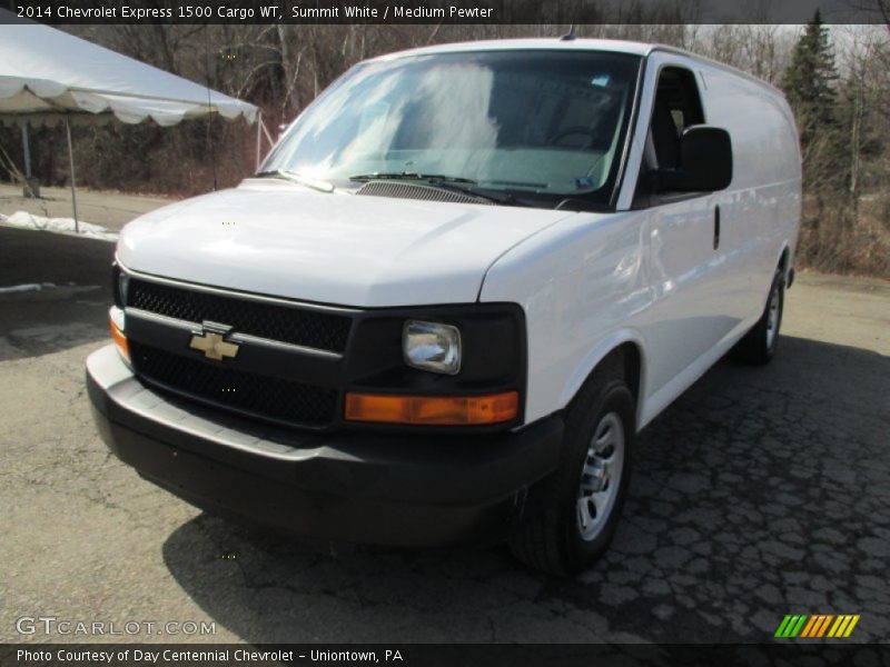 Summit White / Medium Pewter 2014 Chevrolet Express 1500 Cargo WT