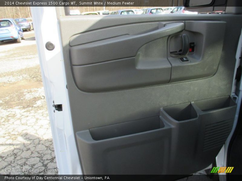 Summit White / Medium Pewter 2014 Chevrolet Express 1500 Cargo WT