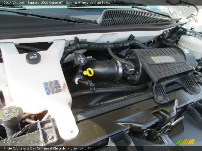 Summit White / Medium Pewter 2014 Chevrolet Express 1500 Cargo WT
