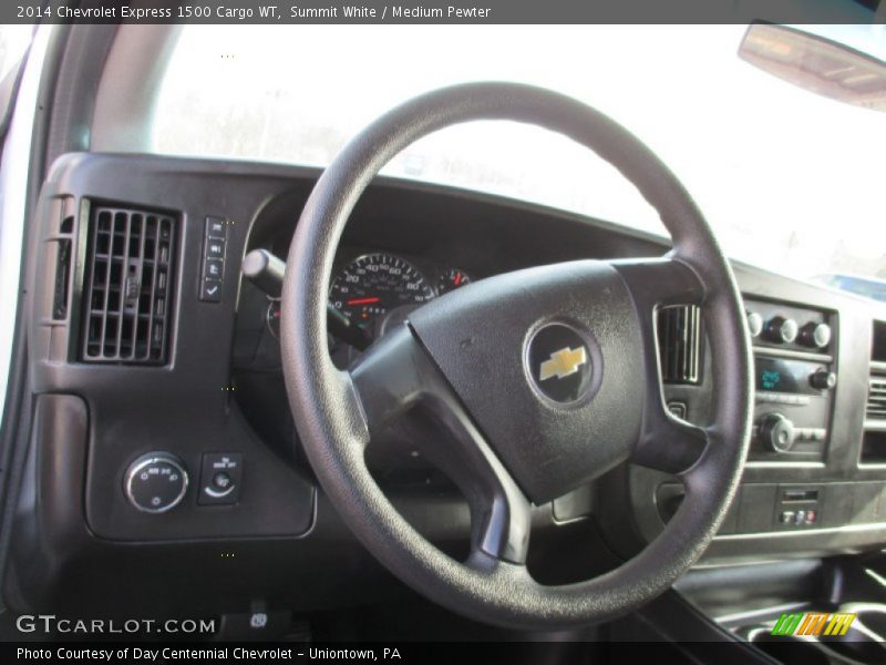Summit White / Medium Pewter 2014 Chevrolet Express 1500 Cargo WT