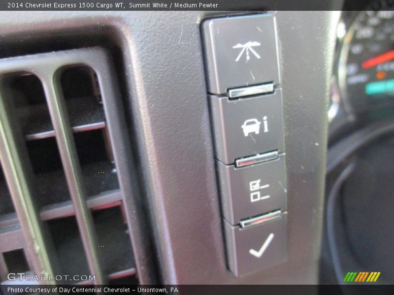 Summit White / Medium Pewter 2014 Chevrolet Express 1500 Cargo WT