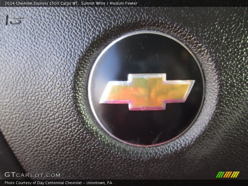 Summit White / Medium Pewter 2014 Chevrolet Express 1500 Cargo WT
