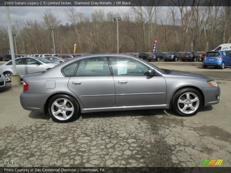 Diamond Gray Metallic / Off Black 2009 Subaru Legacy 2.5i Limited Sedan
