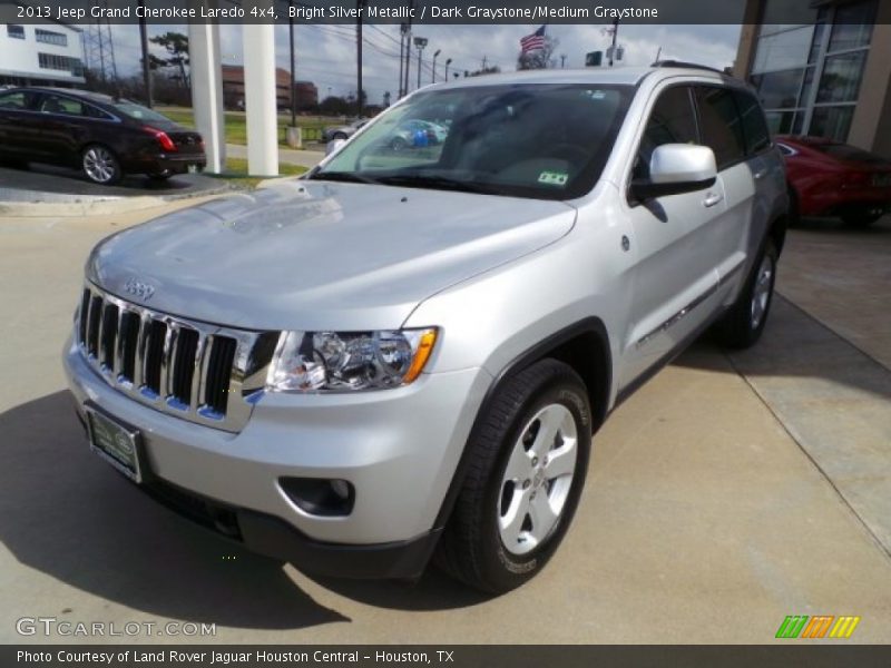 Bright Silver Metallic / Dark Graystone/Medium Graystone 2013 Jeep Grand Cherokee Laredo 4x4