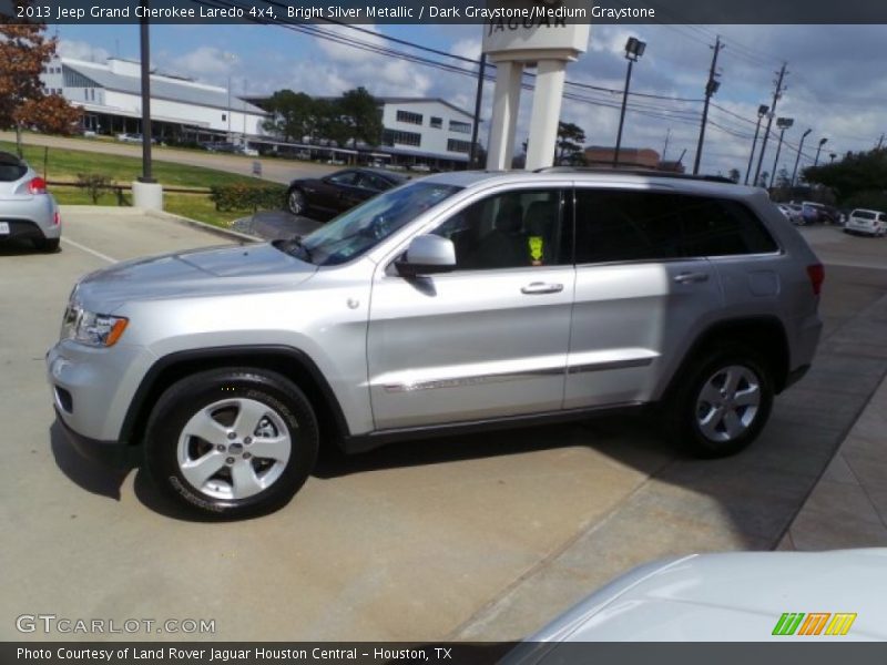 Bright Silver Metallic / Dark Graystone/Medium Graystone 2013 Jeep Grand Cherokee Laredo 4x4