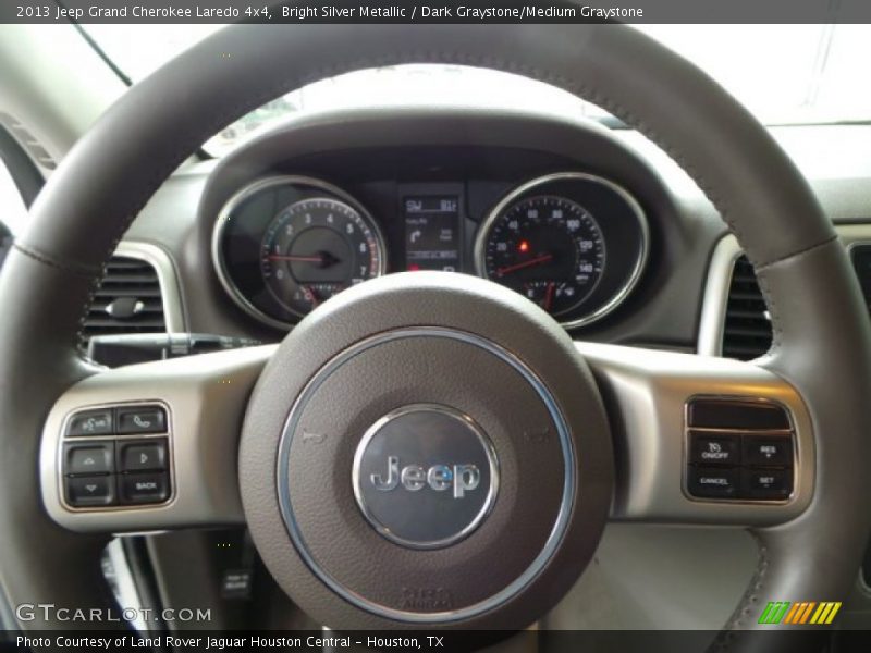 Bright Silver Metallic / Dark Graystone/Medium Graystone 2013 Jeep Grand Cherokee Laredo 4x4