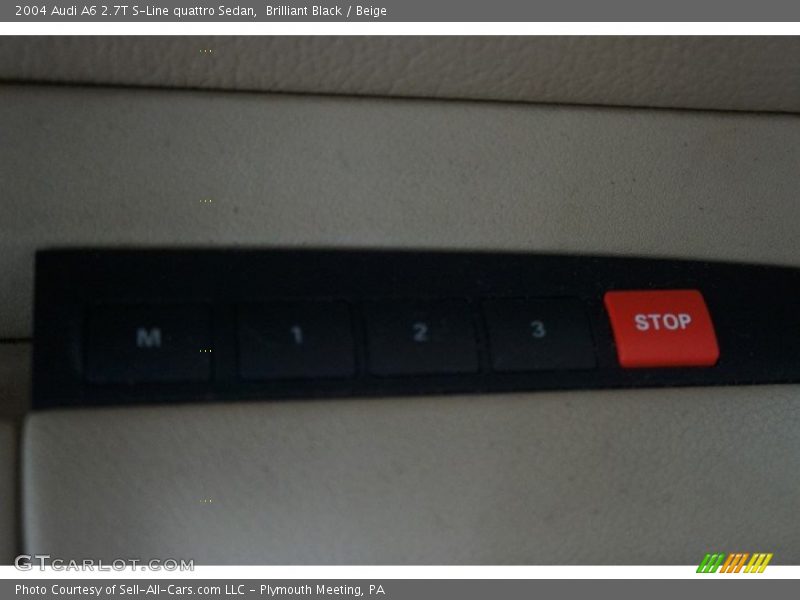 Brilliant Black / Beige 2004 Audi A6 2.7T S-Line quattro Sedan
