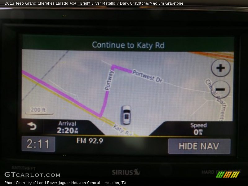 Bright Silver Metallic / Dark Graystone/Medium Graystone 2013 Jeep Grand Cherokee Laredo 4x4