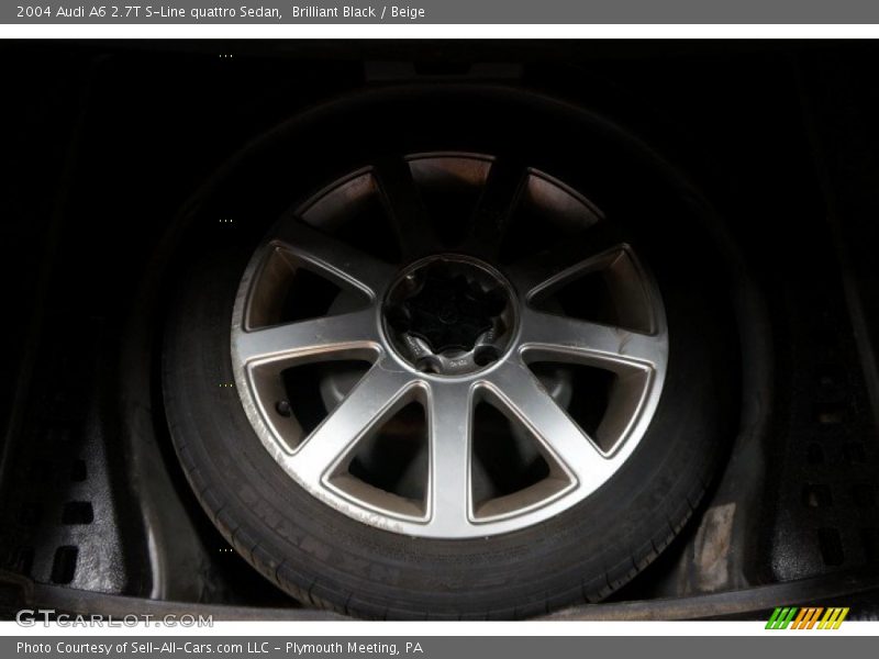 Brilliant Black / Beige 2004 Audi A6 2.7T S-Line quattro Sedan