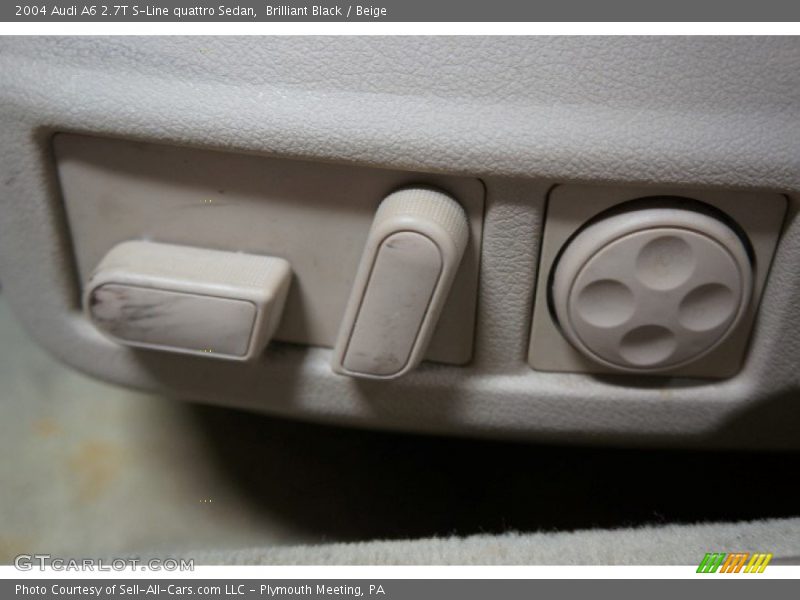 Brilliant Black / Beige 2004 Audi A6 2.7T S-Line quattro Sedan