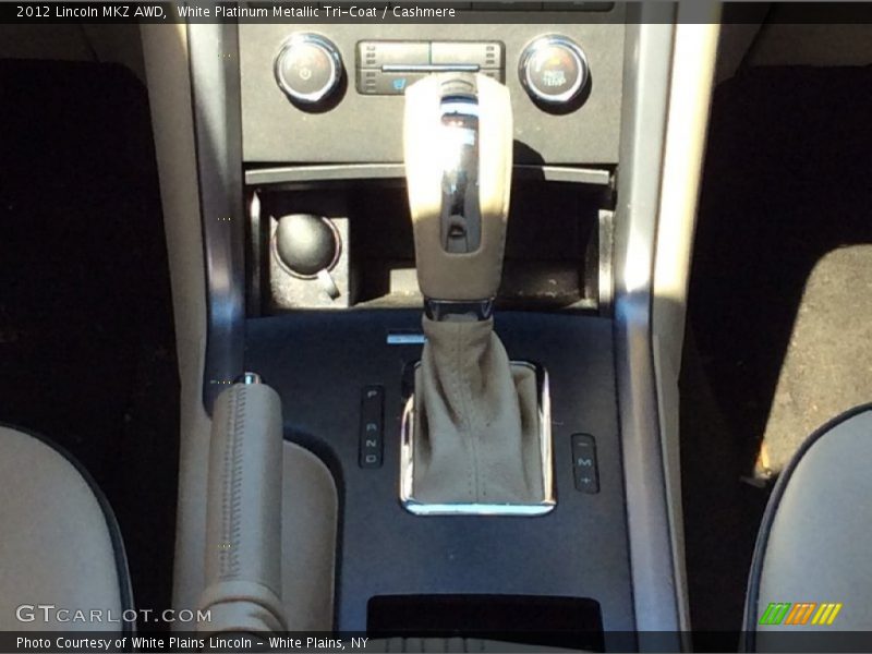 White Platinum Metallic Tri-Coat / Cashmere 2012 Lincoln MKZ AWD